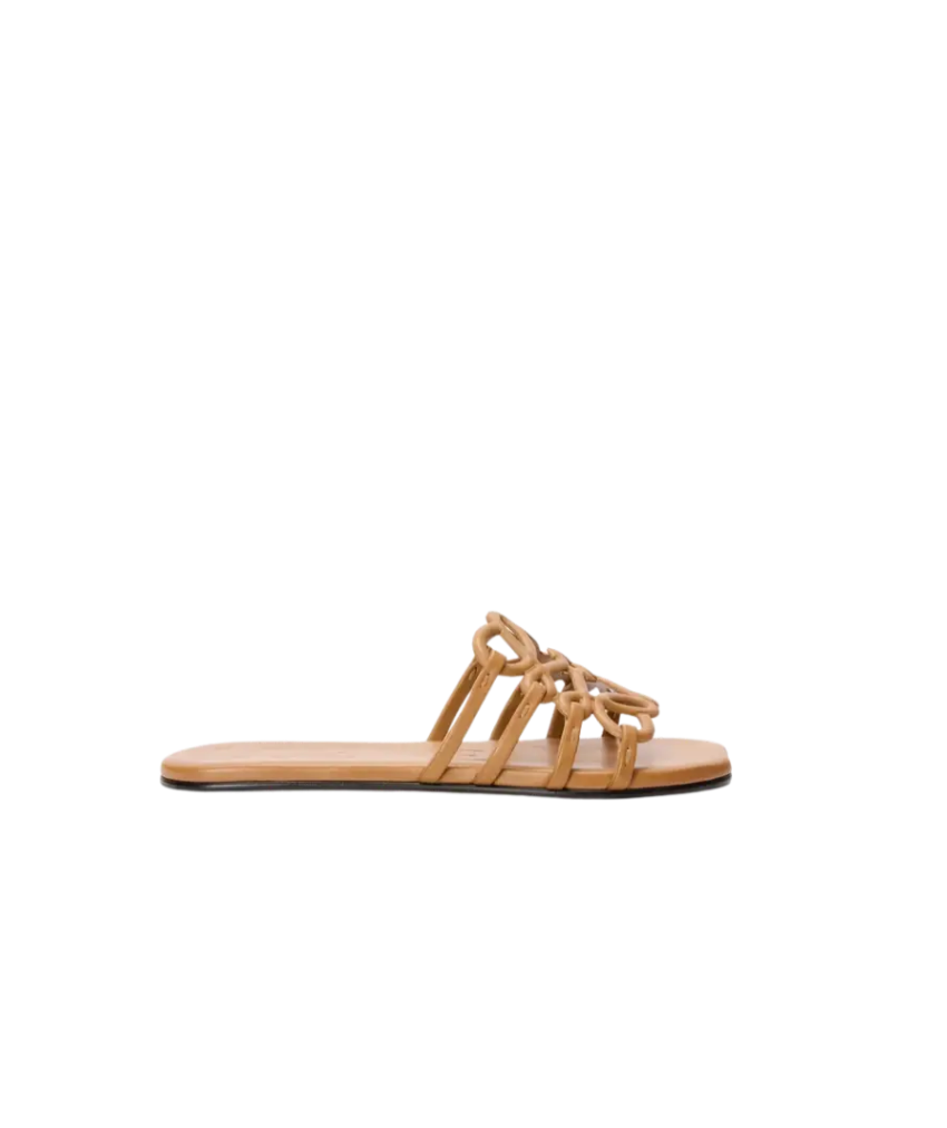 Loewe Slipper Calfskin Camel