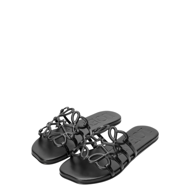 Loewe Slipper Calfskin Black