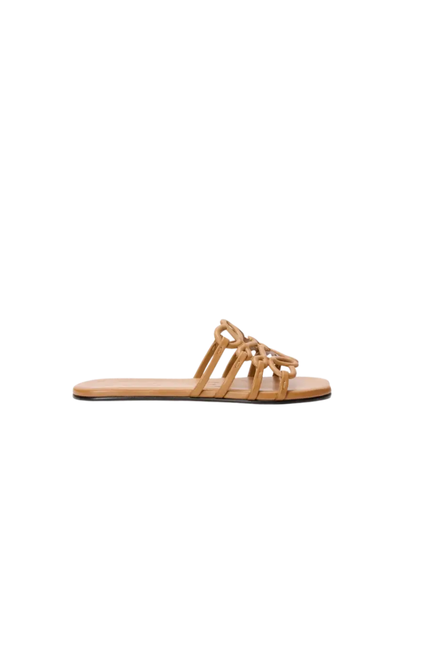 Loewe Slipper Calfskin Camel