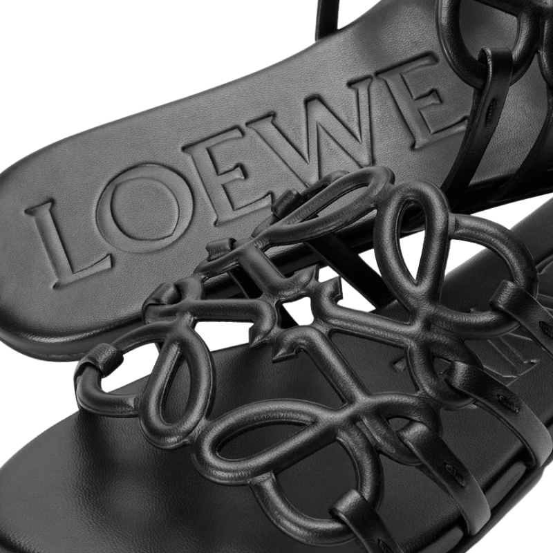 Loewe Slipper Calfskin Black