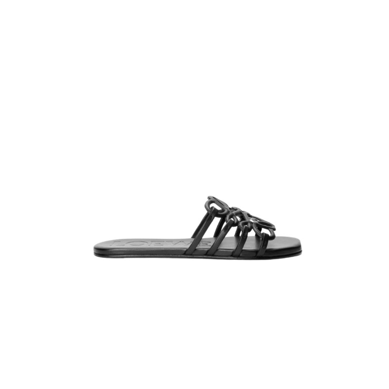 Loewe Slipper Calfskin Black
