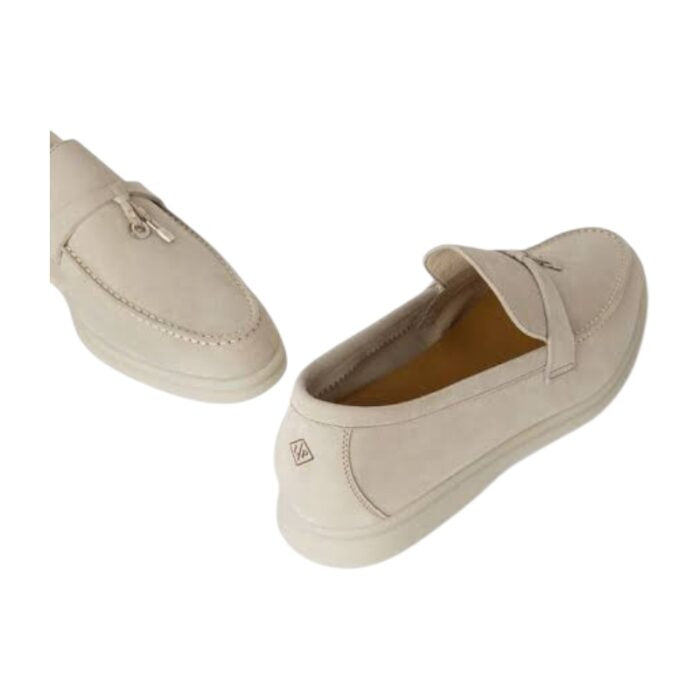 Loropiana Charms Walk Loafers Powder Pearl