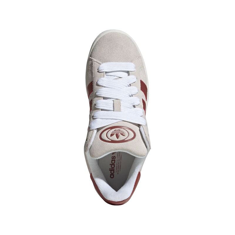 Adidas Campus 00s Crystal White / Core White / Preloved Ruby