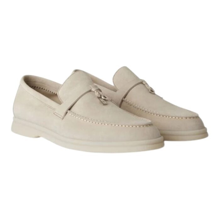 Loropiana Charms Walk Loafers Powder Pearl