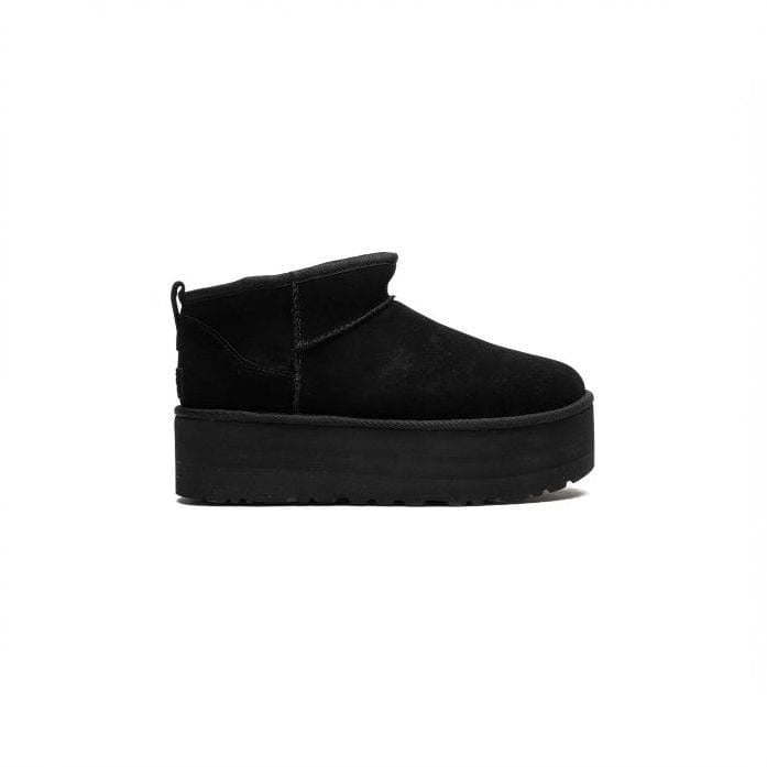 UGG Classic Ultra Mini Platform Black- Chestnut