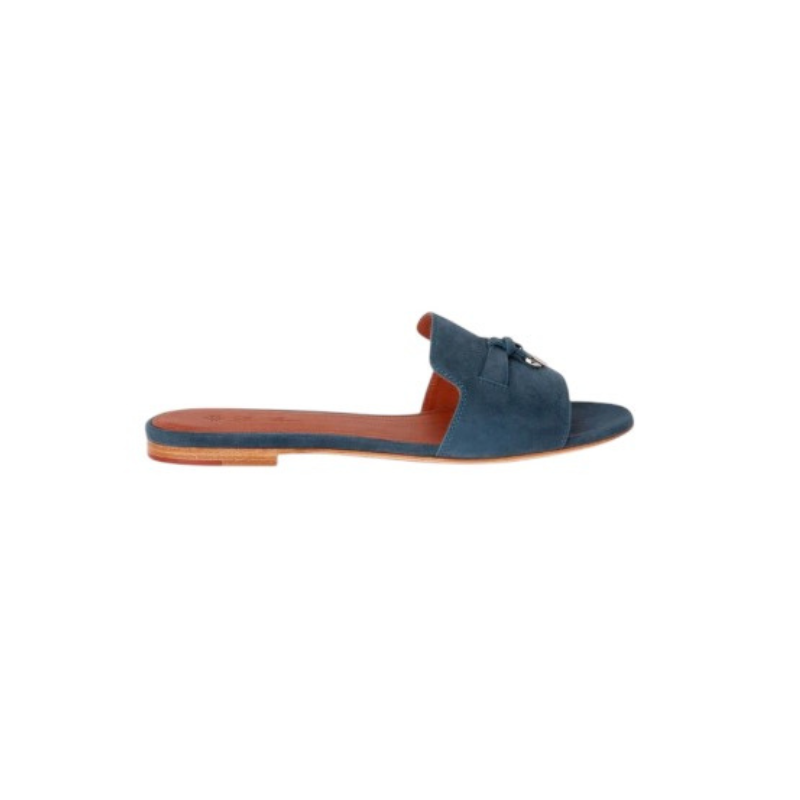 Loropiana Summer Charms Sandal Suede Goatskin Denim