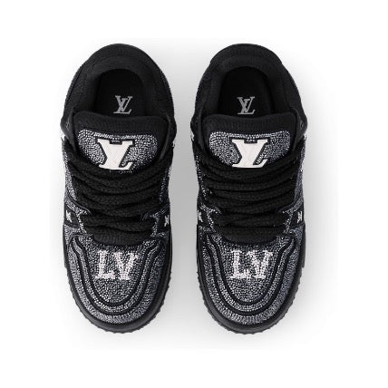Louis Vuitton Trainer Maxi Black Swarovksi Crystals